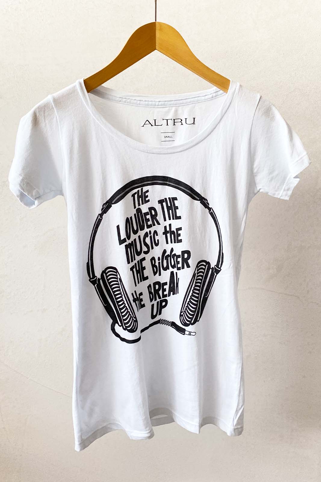 ALTRU Mod. THE LOUDER THE MUSIC WHITE