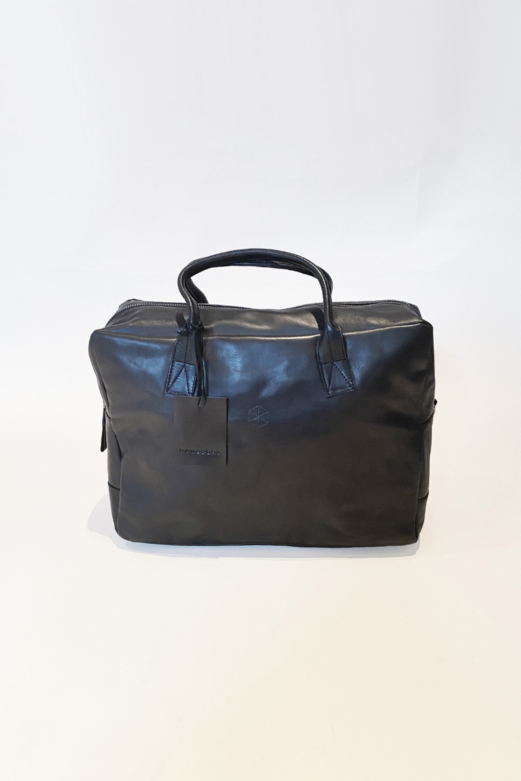 HOMECORE Mod. WEEKEND CASE BLACK LEATHER
