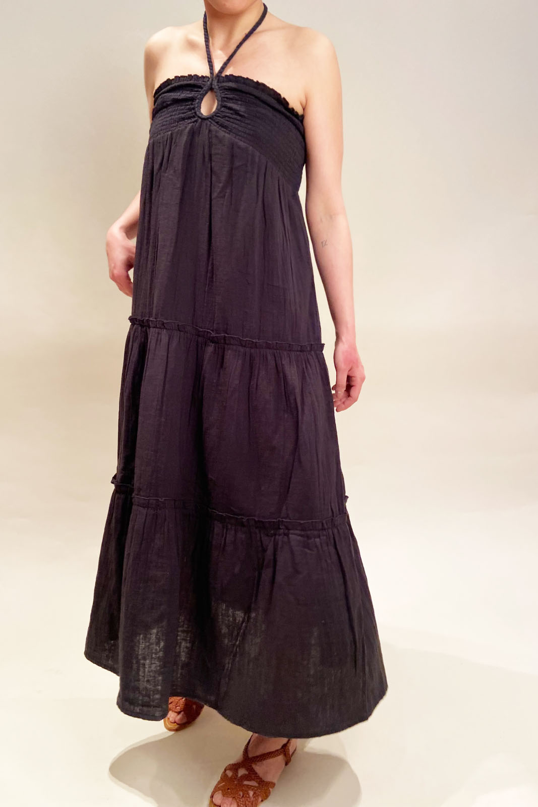 PETITE MENDIGOTE Mod. RONDA GAUZE NOIR