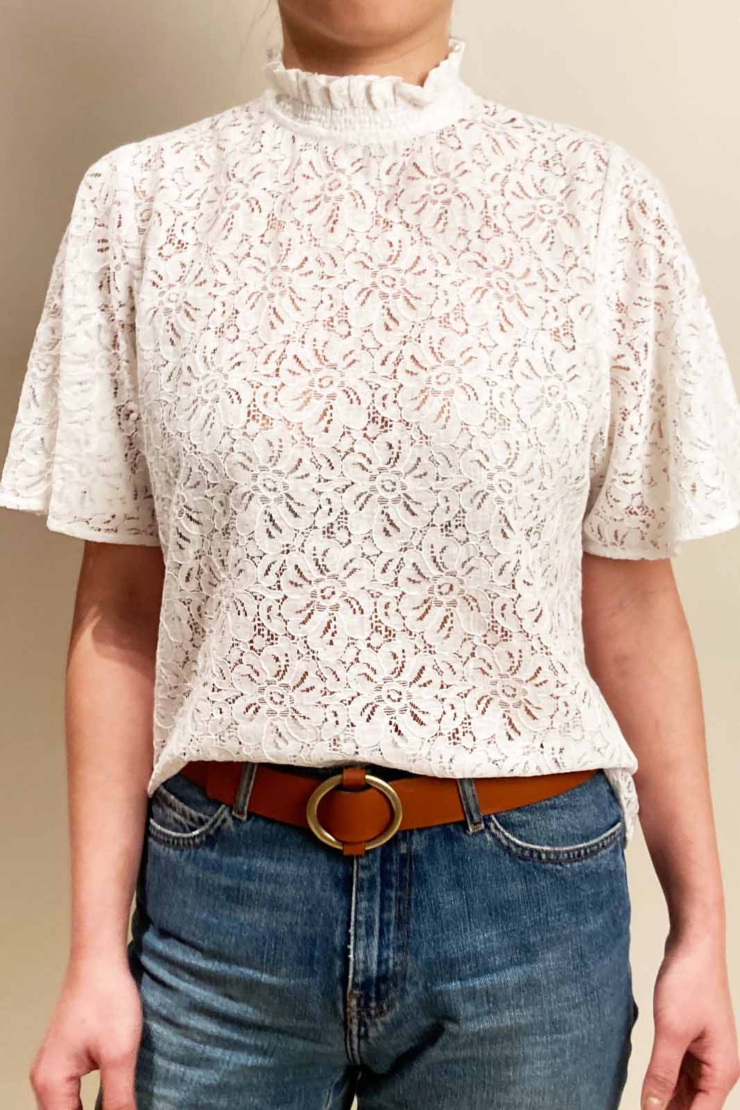 PETITE MENDIGOTE Mod. MINA TULIP WHITE