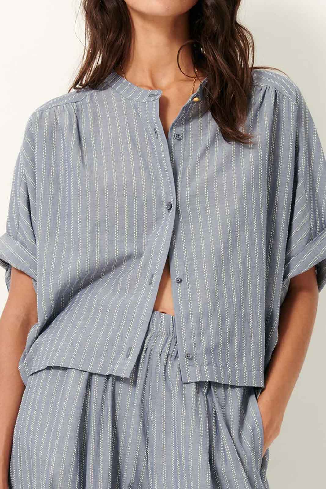 SESSUN Mod. REVA CHAMBRAY BLUE SESSUN Mod. REVA CHAMBRAY BLUE