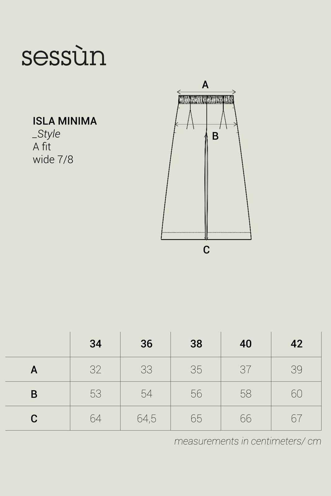 SESSUN Mod. ISLA MINIMA CHAMBRAY BLUE