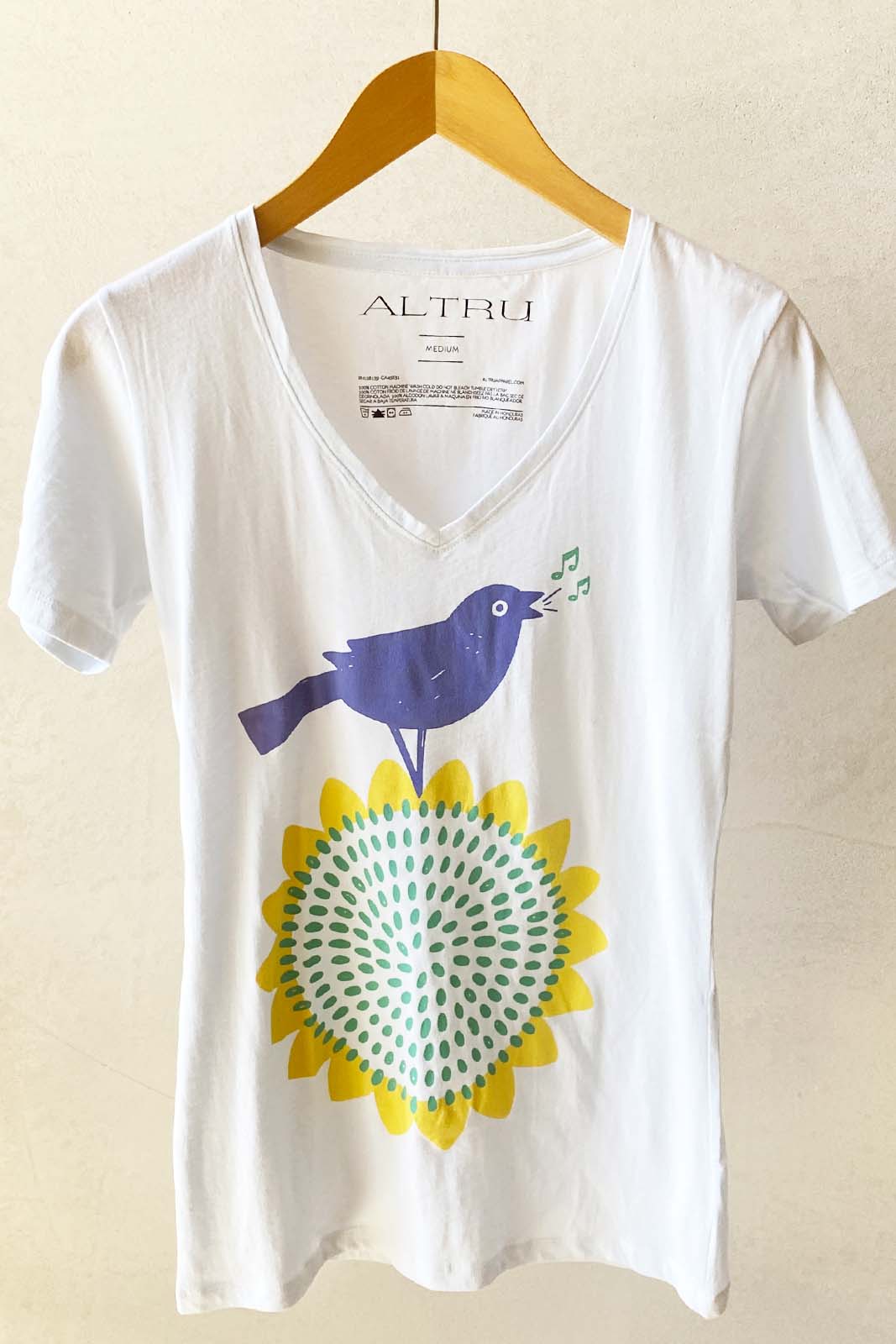 ALTRU Mod. BIRD&FLOWER WHITE ALTRU Mod. BIRD&FLOWER WHITE