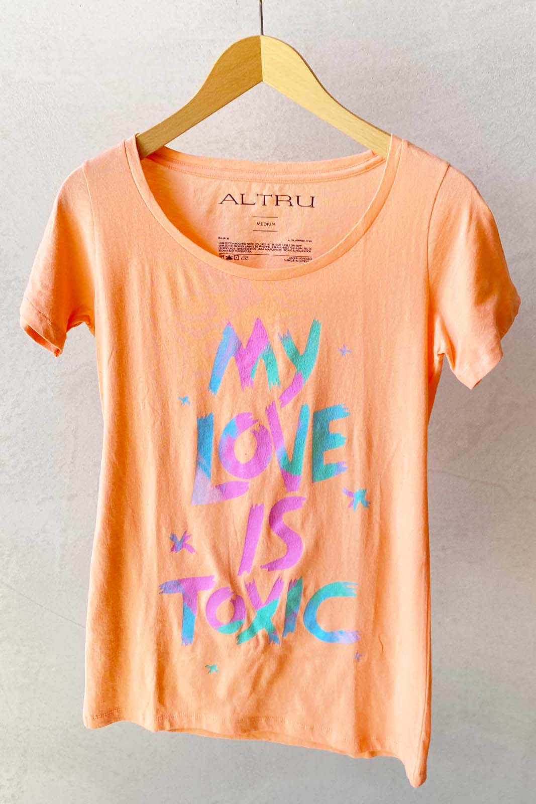 ALTRU Mod. MY LOVE IS TOXIC SALMON ALTRU Mod. MY LOVE IS TOXIC SALMON