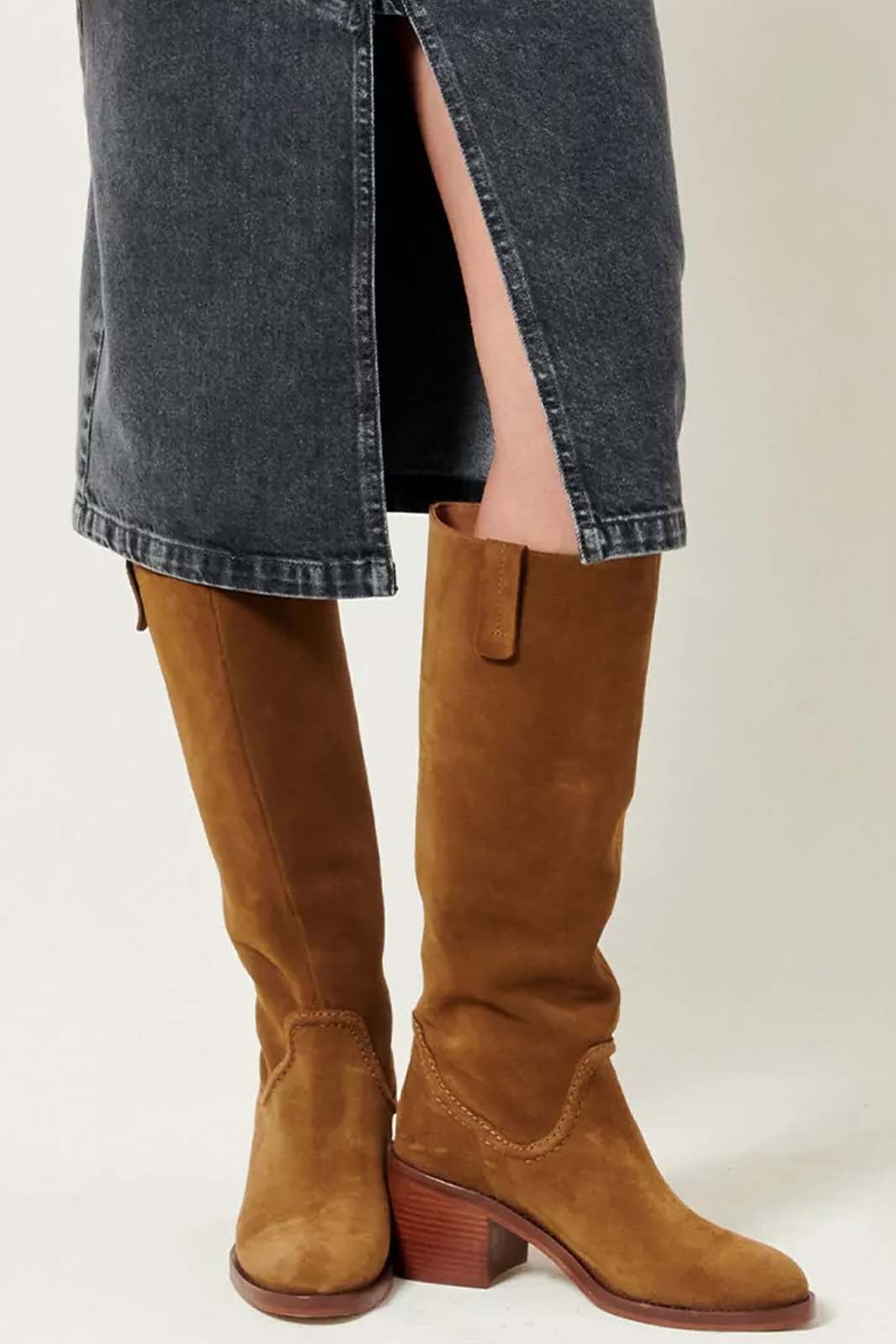 SESSUN Mod. LINA GRANDE TOBACCO SUEDE